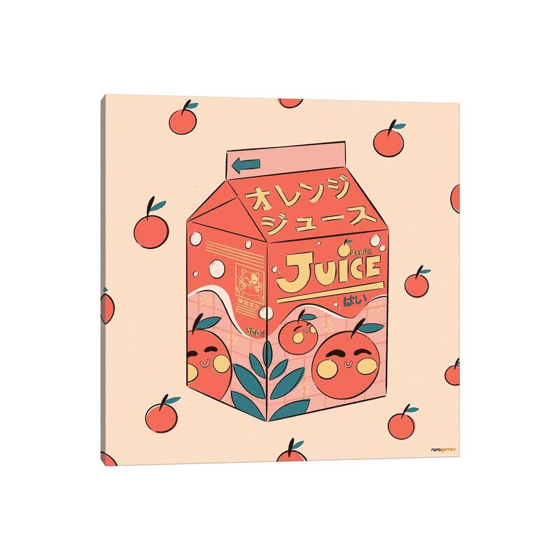 iCanvas "Orange Juice Box" by Rafael Gomes Canvas Print Bed Bath